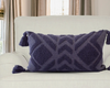 Clarice Art Deco Pillow Cover (Blue)