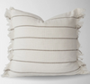 Taylor Striped With Frayed Edge Pillow Cover