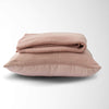 Sia Cotton Seedstitch Knit Pillow Cover: Dusty Blush