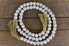 Home Decor - White Beaded Garland 60in